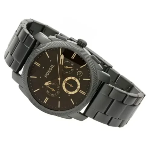 Fossil watch Fossil FS7070 Men’s Chronograph Watch – Black Stainless Steel Analog Fashion Watch | Water Resistant Luxury Timepiece