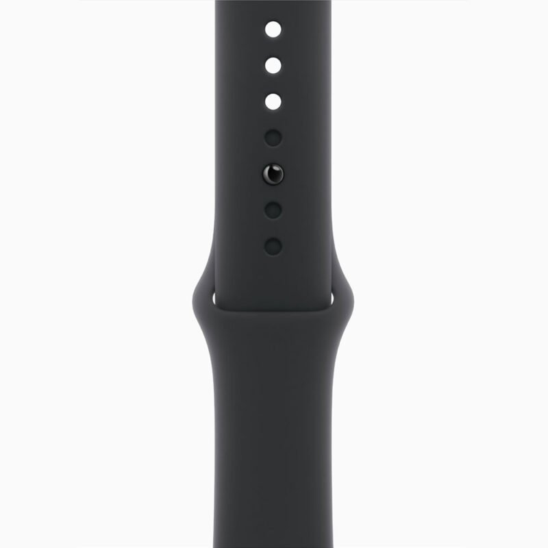 Apple Watch Series 11 GPS 42mm Jet Black Aluminum – Black Sport Band | Sleek Design & Advanced Fitness Tracking