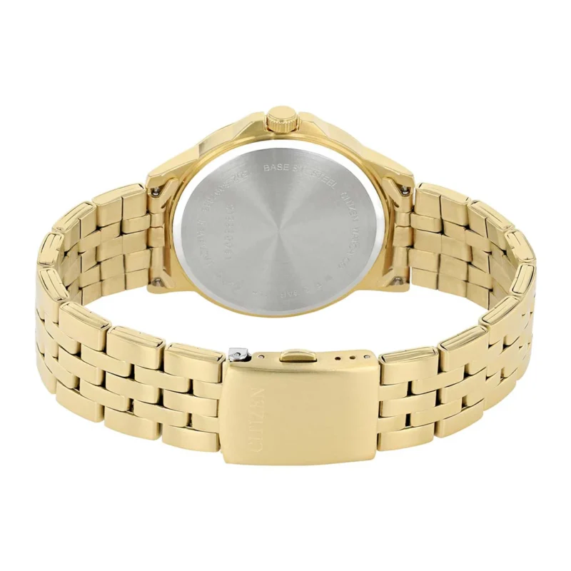 citizen watch1 Citizen BF2013-56P Men’s Stainless Steel Gold Plated Watch – Elegant Gents Wristwatch with Classic Dial