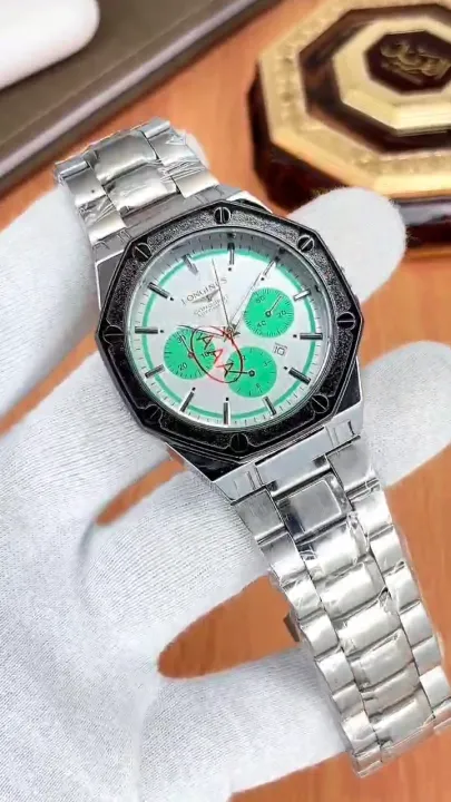 longines watch Luxury Men’s Watch (Longines Look) – Waterproof Design with Date Display | Premium Finish