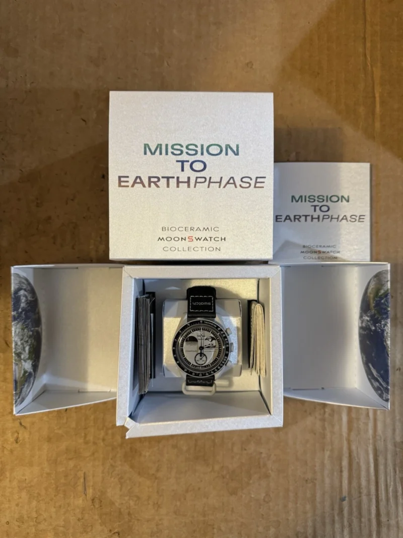 omega watch 2 OMEGA x Swatch Mission to Earthphase SO33M700 (2025) – Brand New Luxury Collaboration Watch