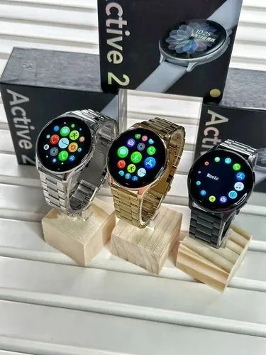 Samsung Galaxy Active 2 Smartwatch 2024 Edition – Stylish Chain Strap Premium Watch