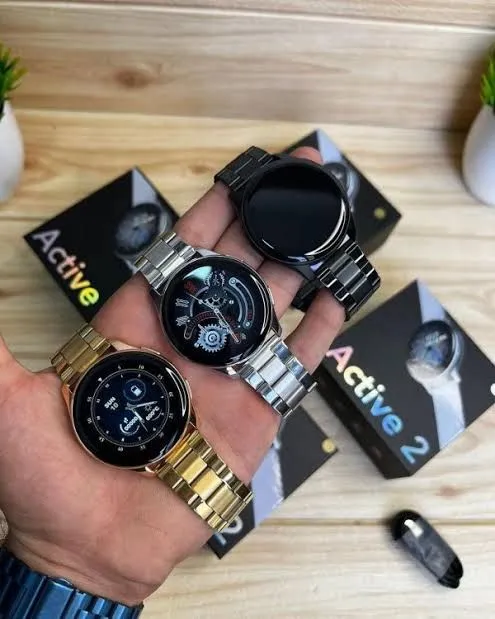 Samsung Galaxy Active 2 Smartwatch 2024 Edition – Stylish Chain Strap Premium Watch