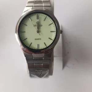 speed watches SPEED Men’s Quartz Watch – Green Dial Silver Stainless Steel Bracelet Luxury Wristwatch