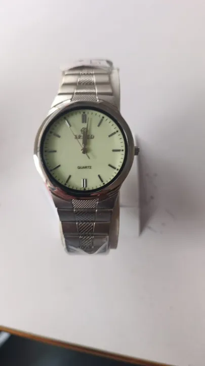 speed watches SPEED Men’s Quartz Watch – Green Dial Silver Stainless Steel Bracelet Luxury Wristwatch