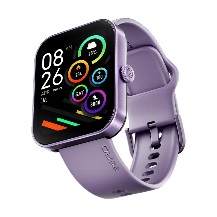 zero lifestyle watch Zero® Bolt Pro Smartwatch – 1.83” HD Display, Bluetooth Calling, 100+ Sports Modes & SpO₂ Monitor