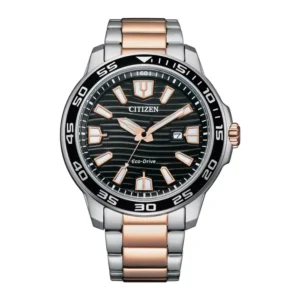 citizen watch Citizen Men’s Stainless Steel Watch AW1524-84E – Two-Tone Rose Gold Plating, Elegant Gents Wristwatch